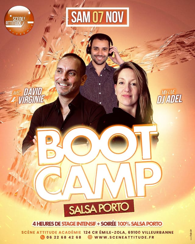 BOOTCAMP SALSA PORTO - SAMEDI 7 NOV - LYON