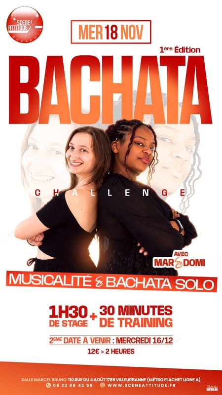🔶BACHATA CHALLENGE🔶 1ère Editon - MERCREDI 18 NOV