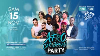 AFRO CARIBBEAN PARTY | SAMEDI 7 NOVEMBRE 🕺🏻✨