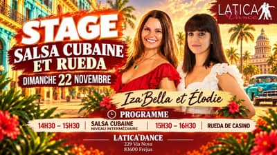 Stage Salsa Cubaine et Rueda | Iza'Bella et Élodie Catena