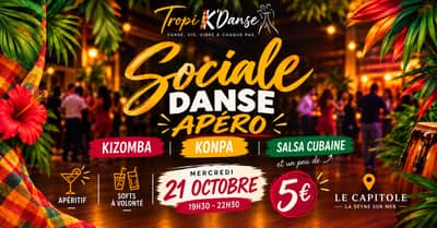 Sociale Danse / Apéro ** Kizomba Konpa avec une touche de Salsa**