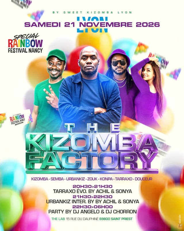 🌈😍 THE KIZOMBA FACTORY SPECIAL RAINBOW FESTIVAL 🌈😇