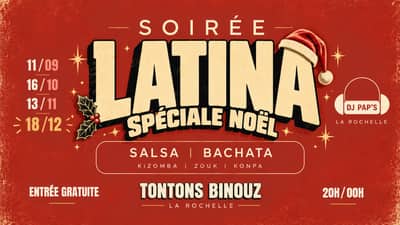 Salsa Bachata (kiz zouk konpa) Chez Tontons Binouz