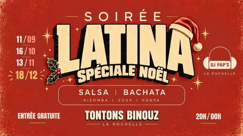 Salsa Bachata (kiz zouk konpa) Chez Tontons Binouz