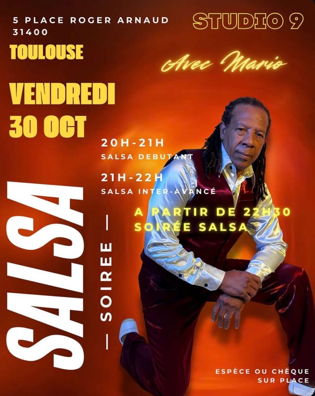 SOIRÉE SALSA VENDREDI 30 octobre