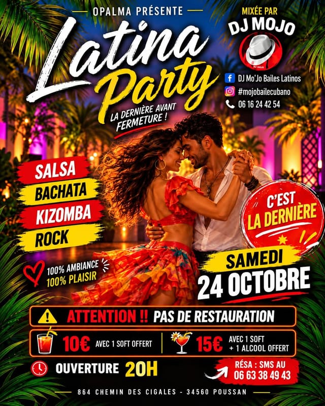 Soirée Latina Party Sbrk