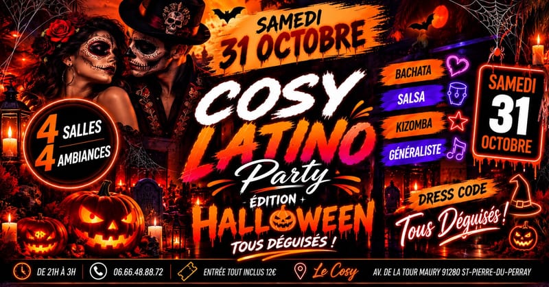 Cosy Latino Party - 31 octobre 2026