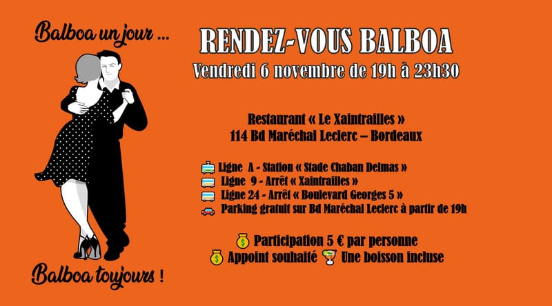 Rendez-Vous BALBOA à BORDEAUX