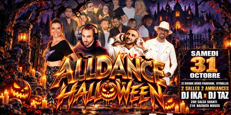 🌟 AllDance Halloween !! 🌟 - 2 salles 2 ambiances- - SAMEDI 31 OCT