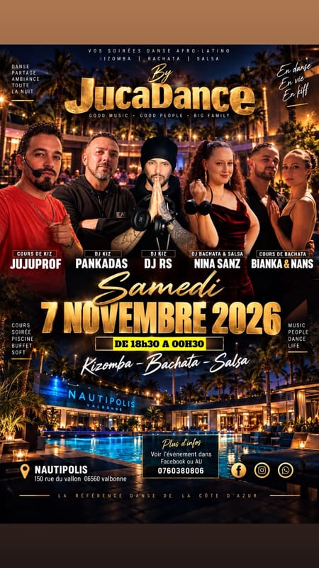 KIZOMBA BACHATA SALSA ça danse à nautipolis by JucaDance