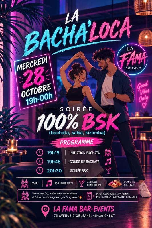 New 🚨💃Afterwork à La Fama by Bacha’Loca