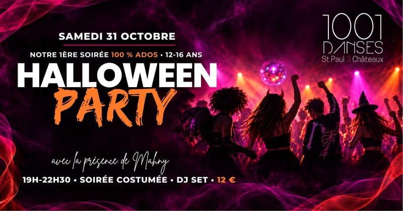 Halloween Party pour les ados (12-16 ans)