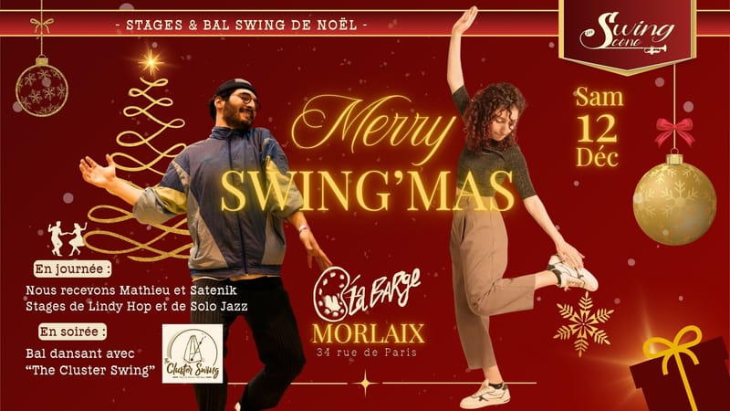 Merry Swing'Mas - Workshop avec Mathieu et Satenik + Bal de noël à Morlaix