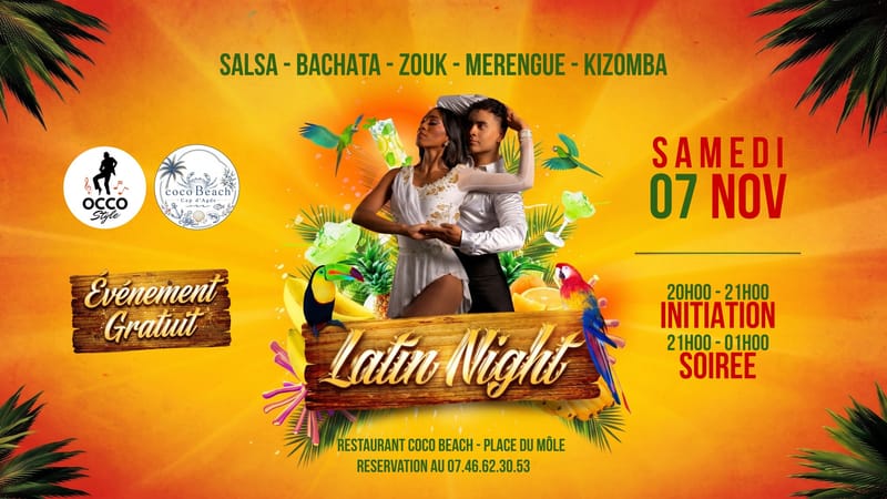 Soirée Latin Night au Coco Beach by Occo Style