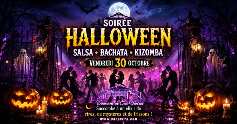 Soirée Halloween Salsa, Bachata, Kizomba à Cicé-Blossac****