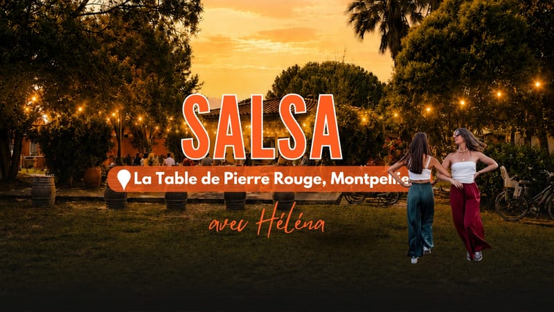 SALSA - Table de pierre rouge