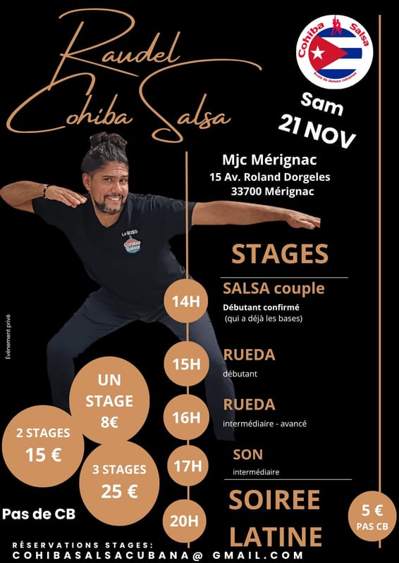 Cohiba Salsa à la MJC Mérignac