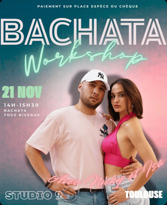 WORKSHOP BACHATA Samedi 21 Novembre