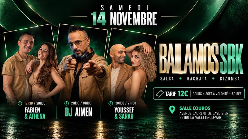 BAILAMOS SBK Samedi 14 Novembre