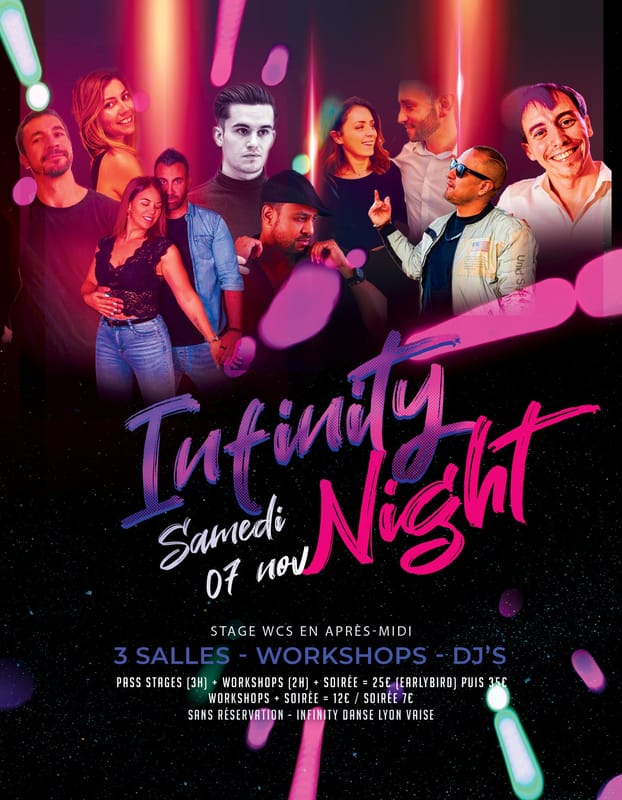 💥 INFINITY DAY & NIGHT 💥 Wcs-Bachata-SalsaKiz