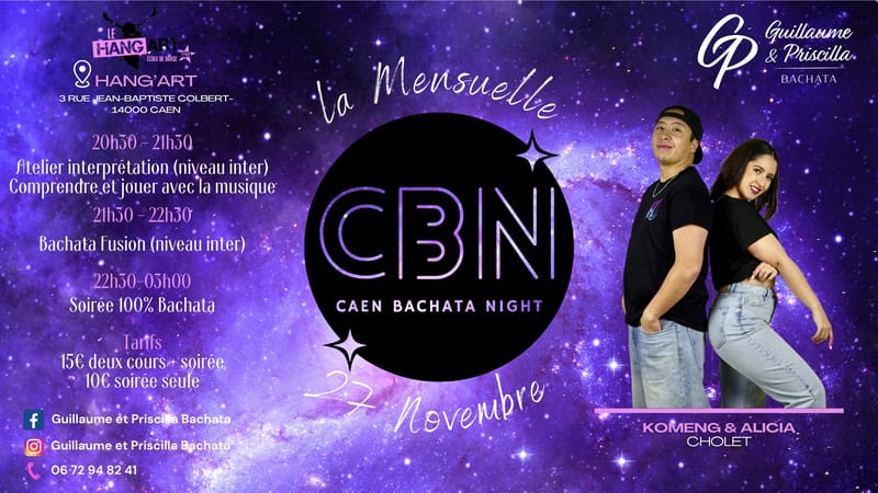 Caen Bachata Night - Soirée 100% Bachata
