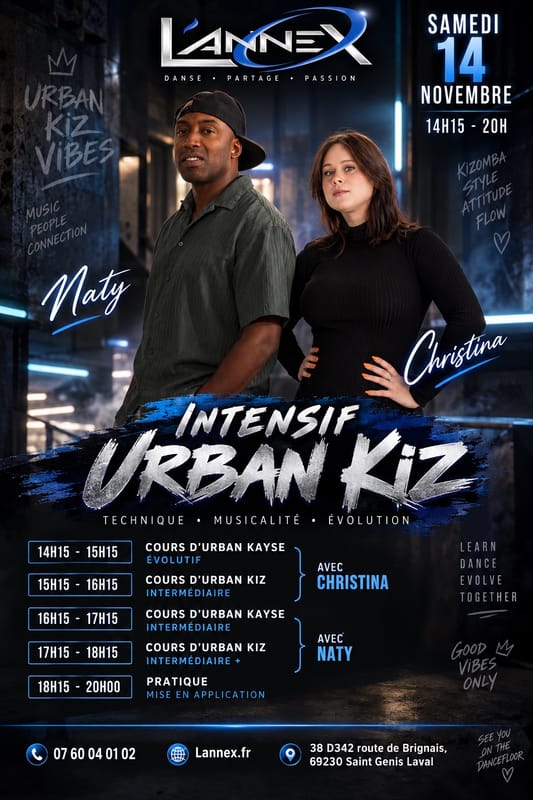 🔷STAGE INTENSIF URBAN KIZ🔷