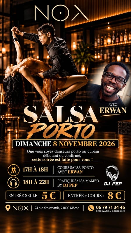 Soirée Salsa Mambo au NOX la mensuelle