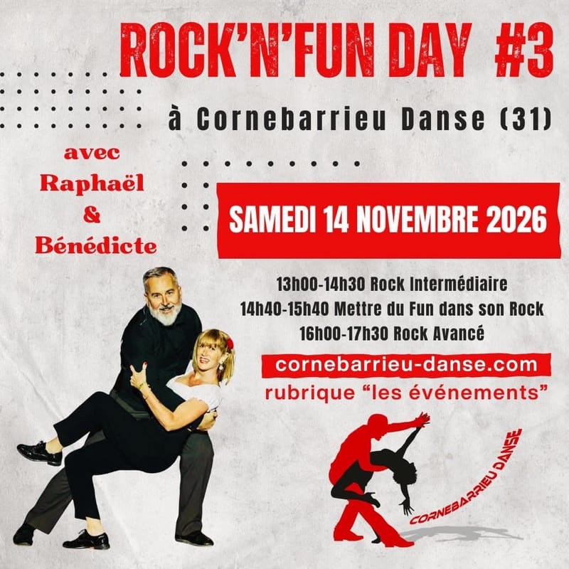 « Rock'n'Fun Day #3 » avec Raphaël & Bénédicte