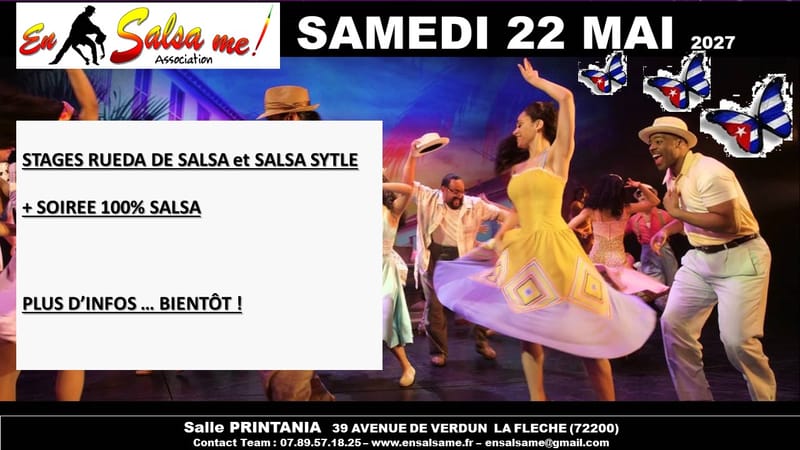 STAGES RUEDA + SALSA STYLE ET SOIREE 100% SALSA