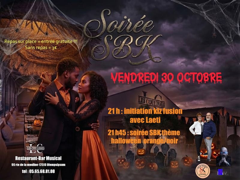 🧡🖤 Soirée SBK Haloween 🧡🖤