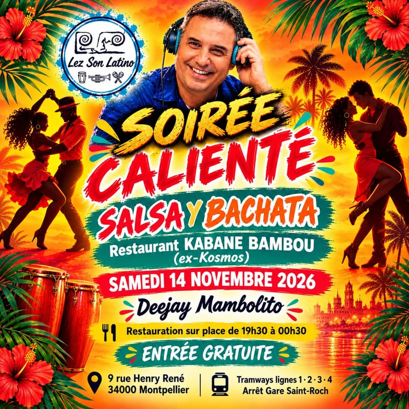 🌴💃 SALSA & BACHATA – LA KABANE BAMBOU 🕺🔥