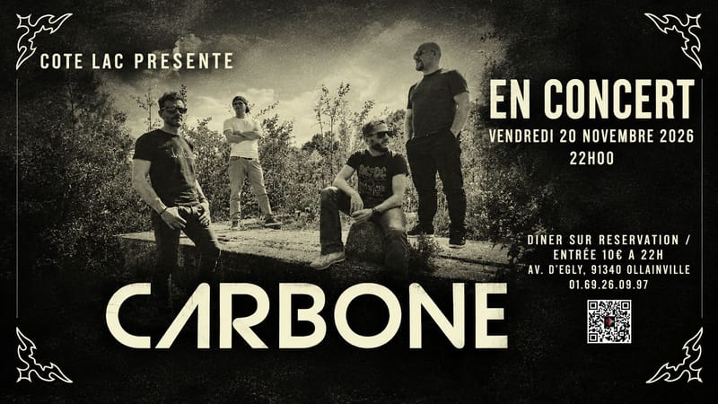 Carbone part en Live chez Côté Lac